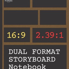 ✔Read⚡️ Dual Format Storyboard Notebook: A Storyboard Sketchbook Featuring 200 Pages