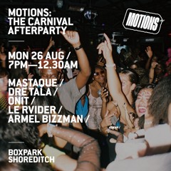 Motions I On my Mind I Carnival Afterparty at Boxpark Shoreditch I @le.rvider @mastaque @adam.bangz