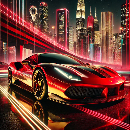 Sports car x 24K Magic