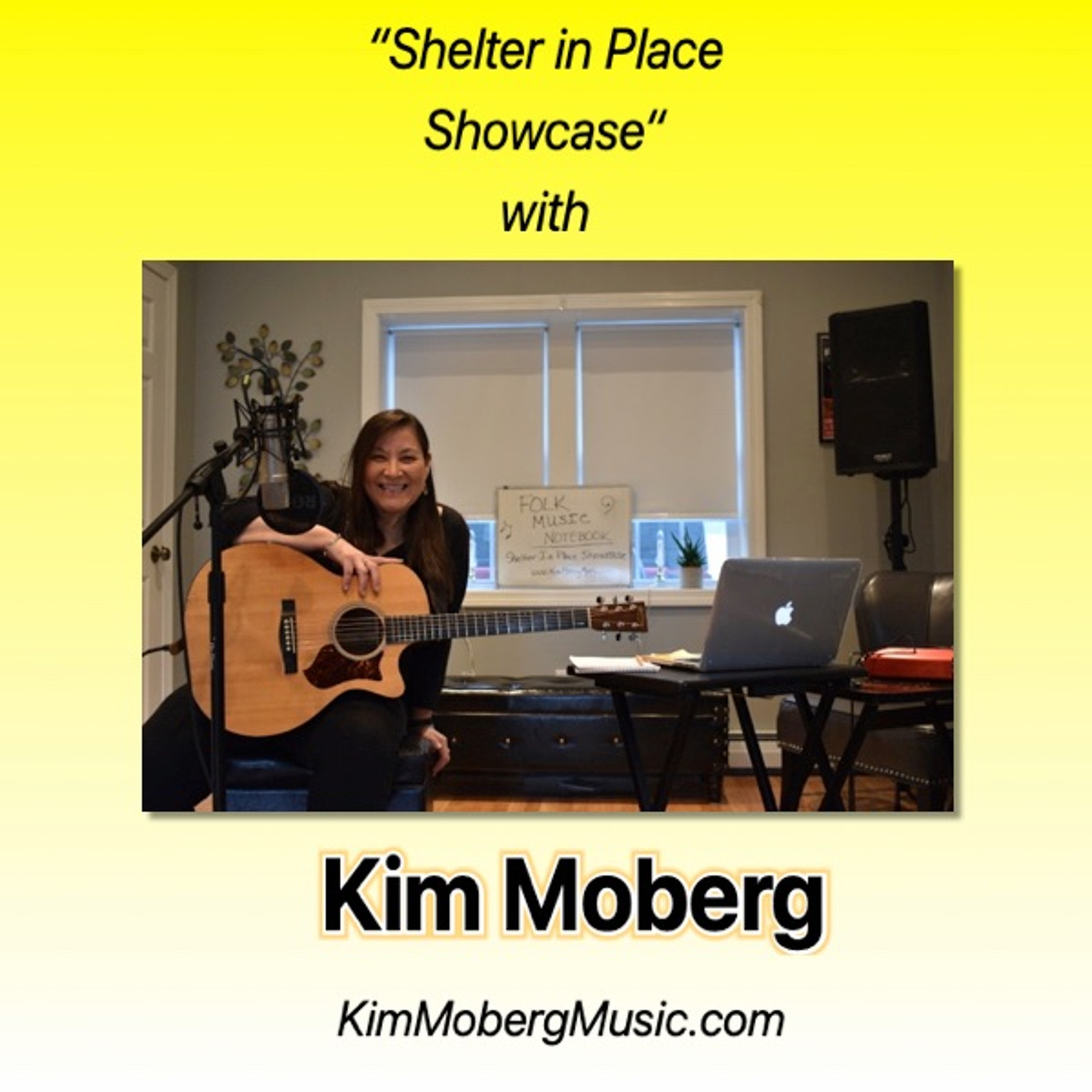 KIM MOBERG on Folk Music Notebook's "Shelter in Place Showcase" episode artwork
