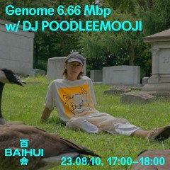 Genome 6.66 Mbp w/ dj poodle emoji on Baihui Radio