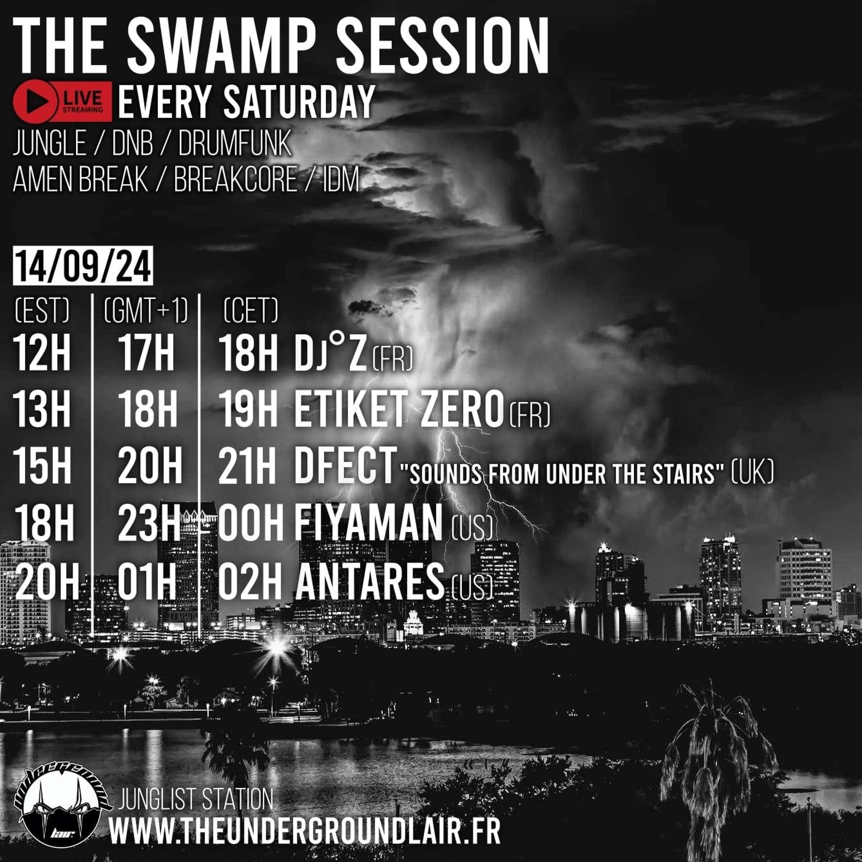Antares LIVE On The Underground Lair The Swamp Session - 14.9.2024 episode artwork