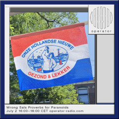 Wrong Sals Provebs for Paranoids- 2nd July 2025