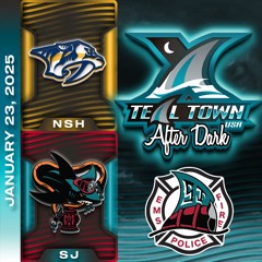 San Jose Sharks vs Nashville Predators - 1/23/2025 - Teal Town USA After Dark (Postgame)