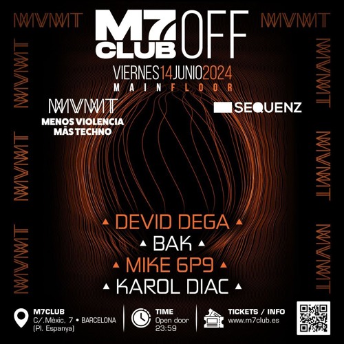 Devid Dega at M7CLub_OFF Week, Sequenz, Barcelona 14-6-24-