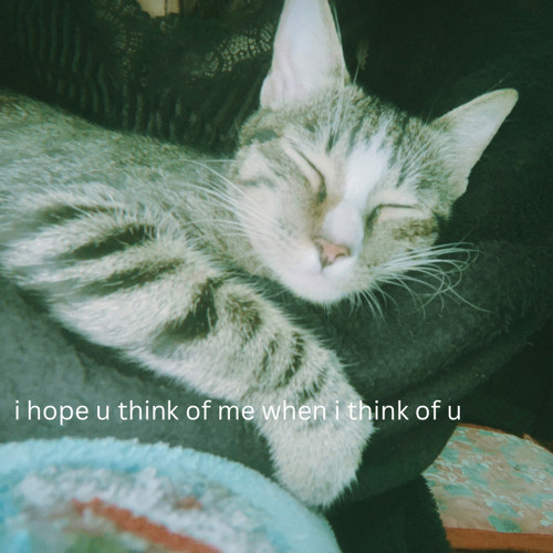 i hope u think of me when i think of u (demo)