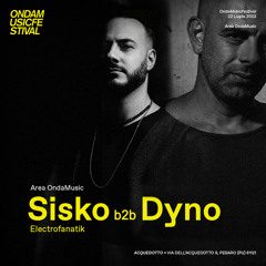 Sisko b2b Dyno @ Onda Music Festival (Pesaro) 22.7.23