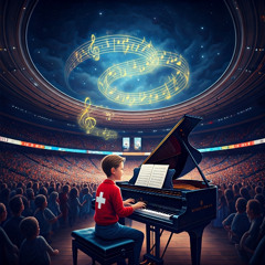 4N amateur on the piano