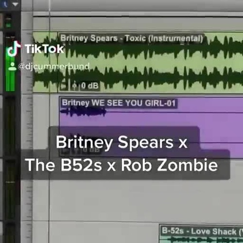 tiktok - britney spears x the b52s x rob zombie (dj cummerbund)