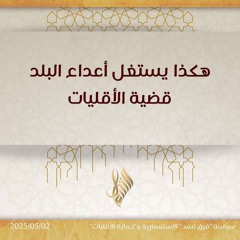 هكذا يستغل أعداء البلد قضية الأقليات - د. محمد خير الشعال