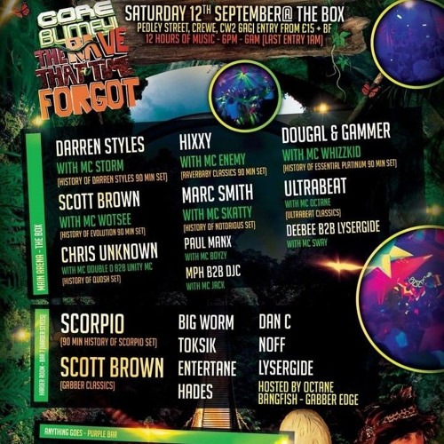 Darren Styles @ Coreblimey - The Rave that Time Forgot (12/09/2015)