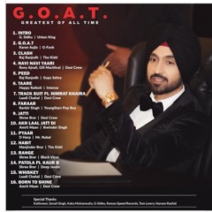 DILJIT DOSANJH : GOAT Full Album
