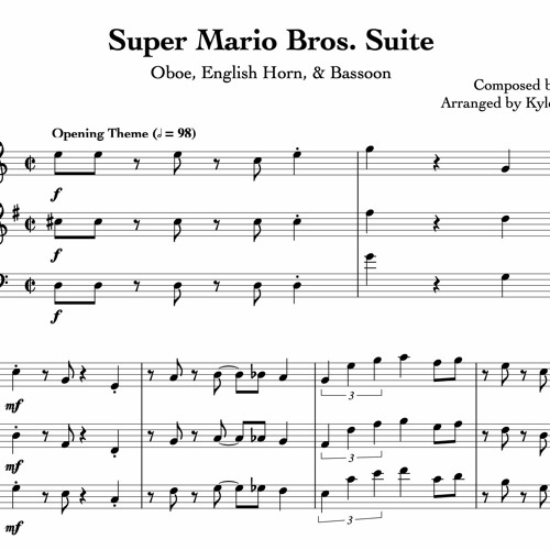 Super Mario Bros. Suite (Oboe, English Horn, Bassoon)