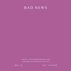 Bren joy Type Beat -“BAD NEWS” | Prod. ADAM
