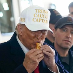 Trump Caucus Captain White Hat Embroidered