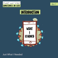 1: Introduction: Just What I Needed