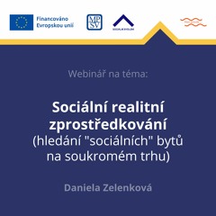 Sociální realitní zprostředkování (hledání "sociálních" bytů na soukromém trhu)