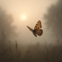 Butterfly of the Mistbound Air