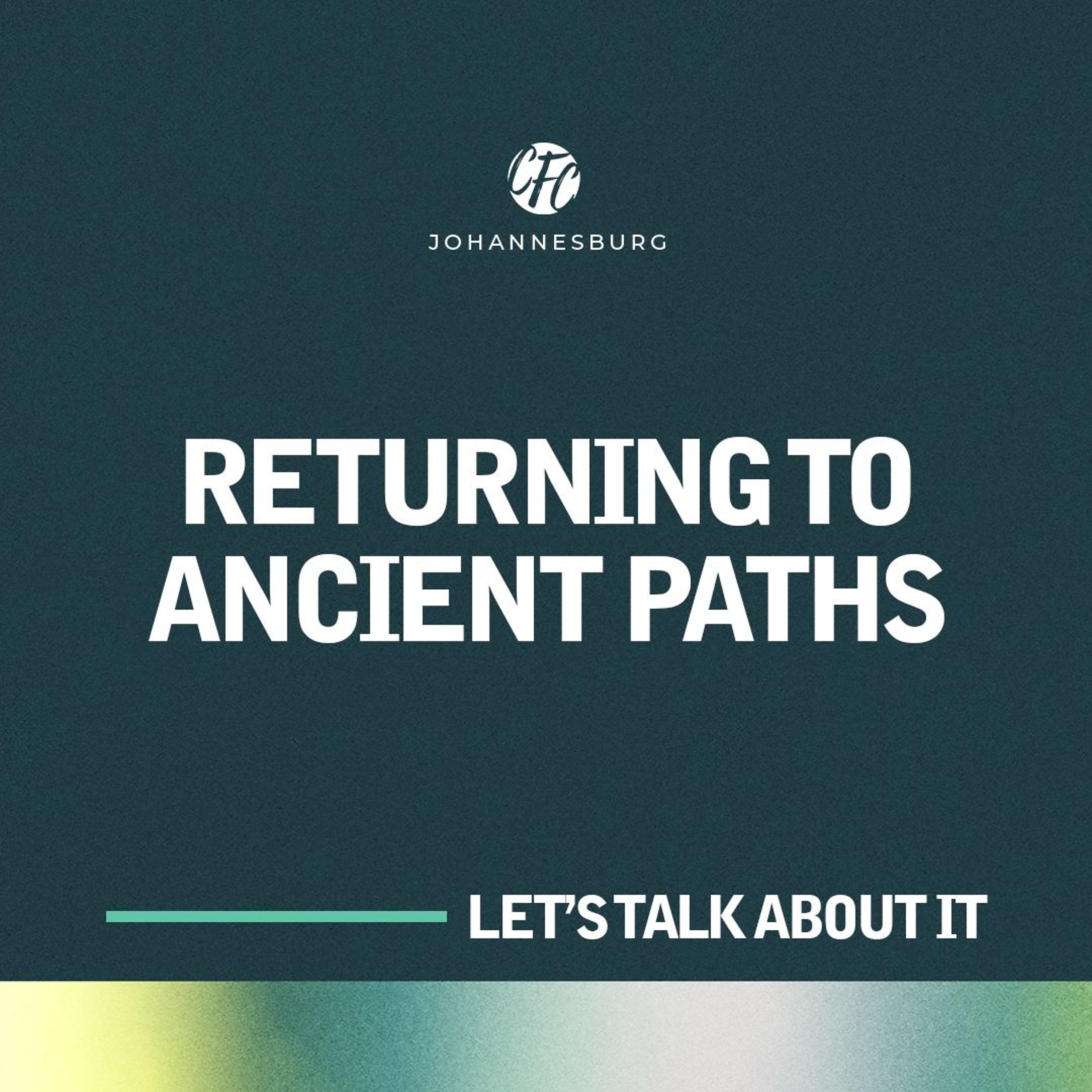 Dr Andre Wilmans - Returning To Anient Paths