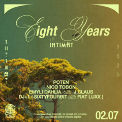 poten (opening set) @ 8 Years of INTIMÄT