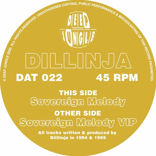 Dillinja - Sovereign Melody [DAT022] clip