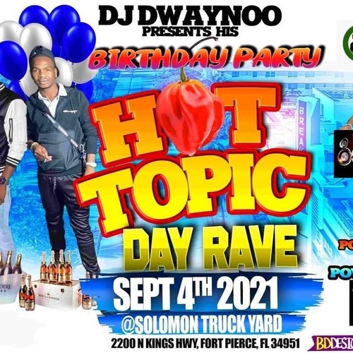 Hot Topic Day Rave Dj Dwaynoo Party