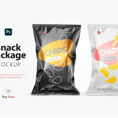 Snack Package Mockup Free Kostenlos Downloaden