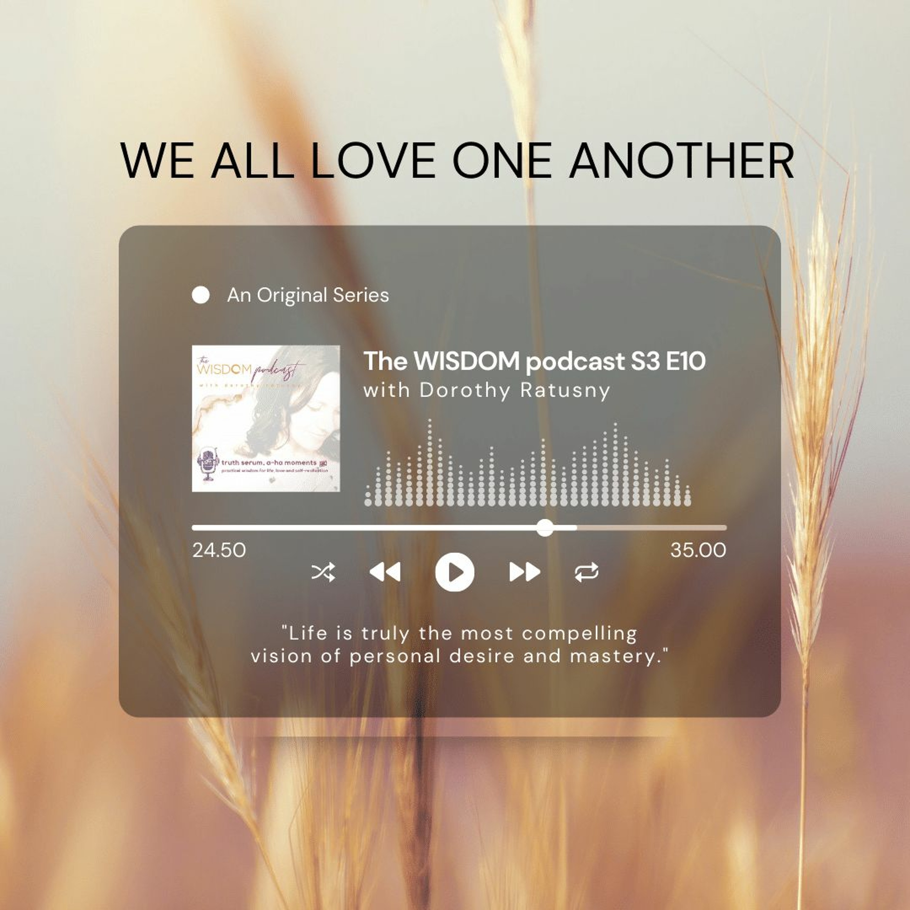 the WISDOM PODCAST