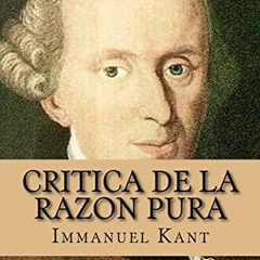 View EPUB √ Critica de la razon pura (Spanish Edition) by  Immanuel Kant &  Nancy De