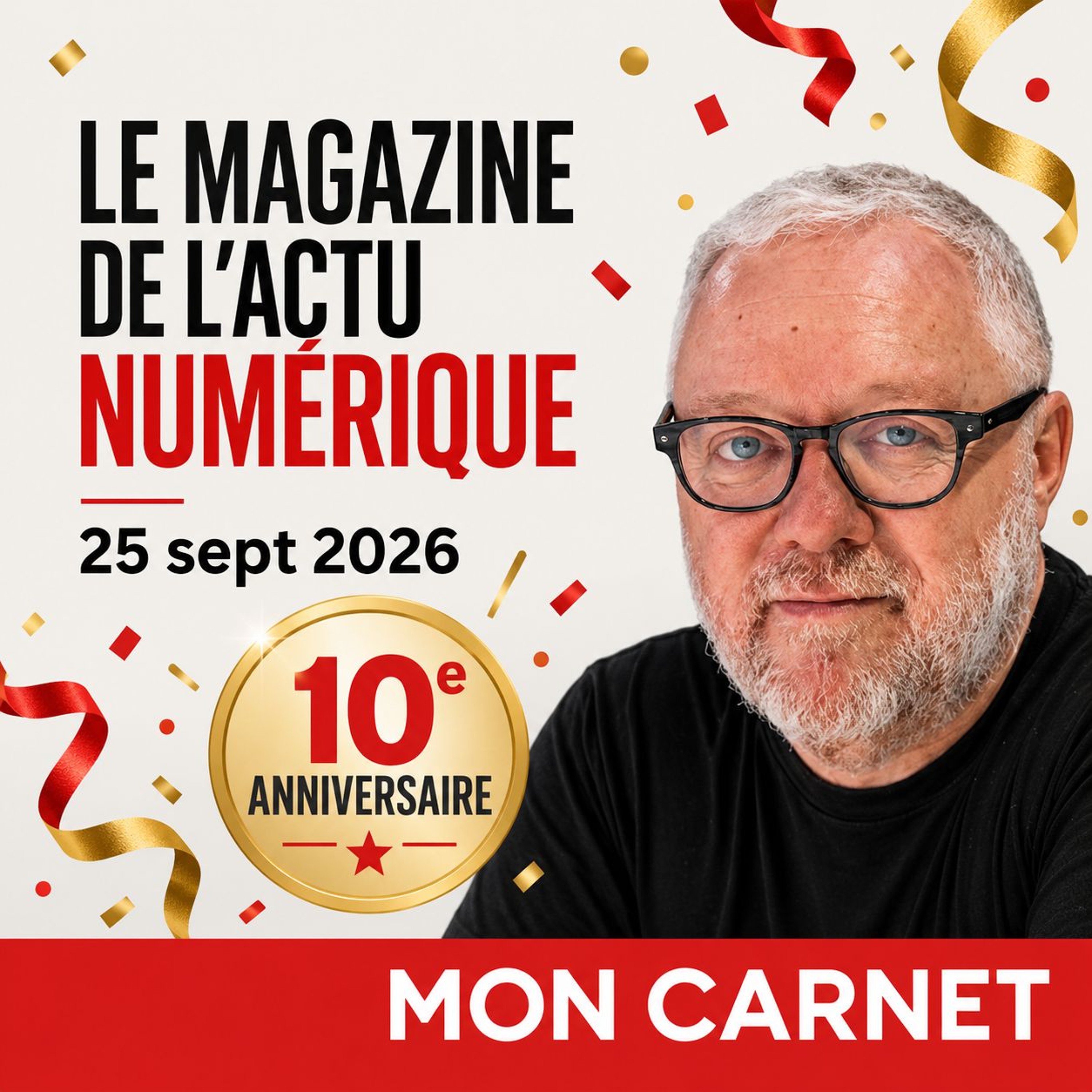 Mon Carnet du 25 septembre 2026 - 10e anniversaire