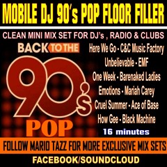FOR DJs BACK TO THE 90s POP FLOOR FILLER MARIO TAZZ