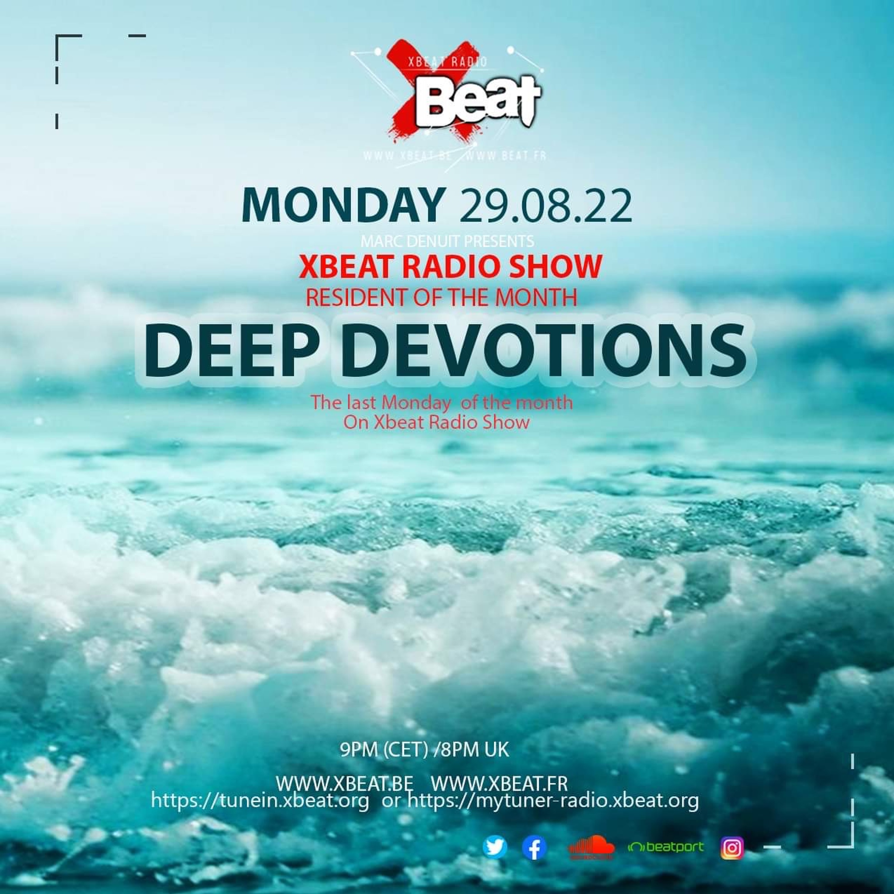 guest mix I xbeat radio august 2022 I by Deep Devotions episode artwork