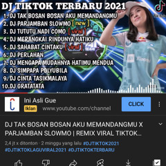 DJ TAK BOSAN BOSAN AKU MEMANDANGMU X PARJAMBAN SLOWMO  REMIX VIRAL TIKTOK TERBARU 2021