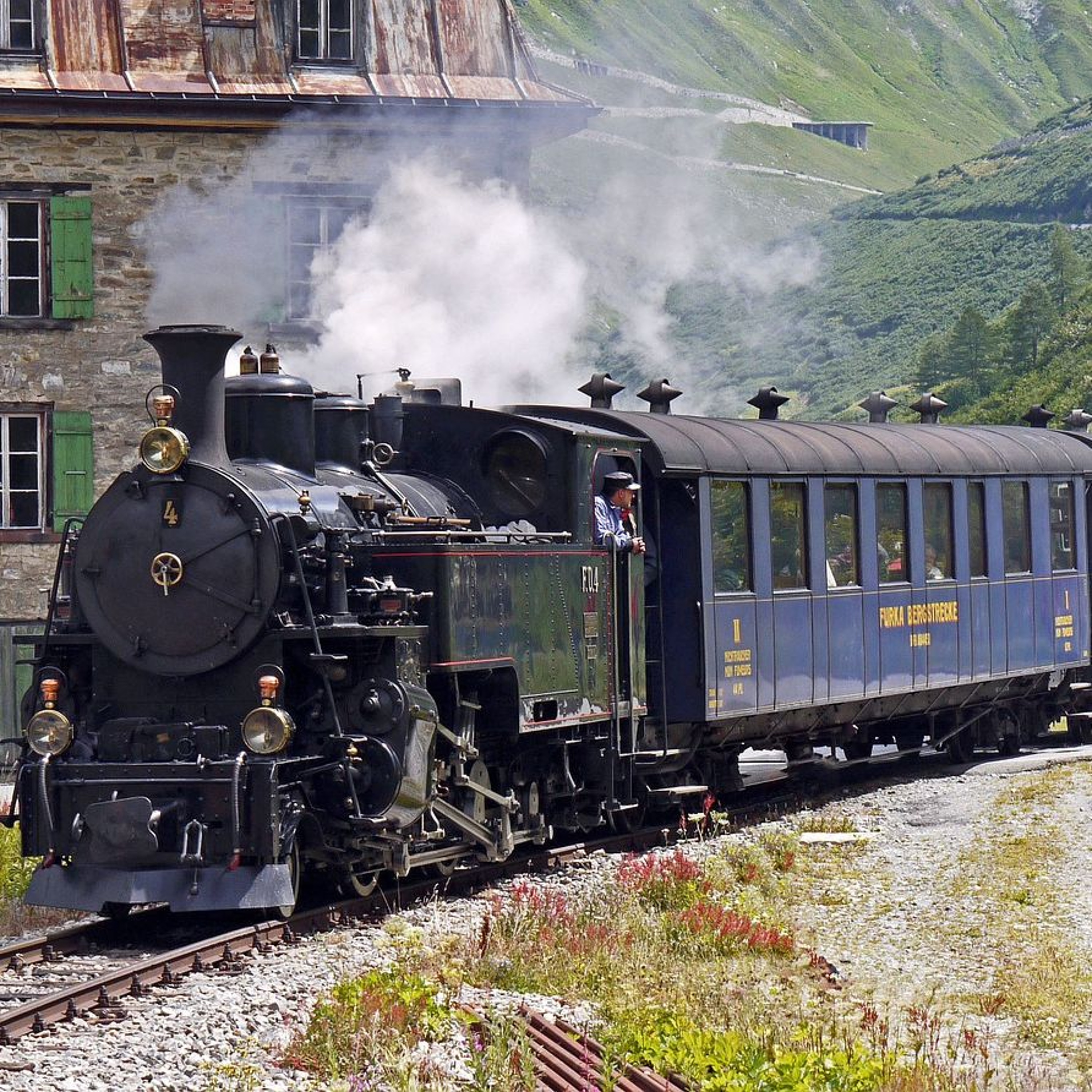 Graham Forster- Train Passing  By