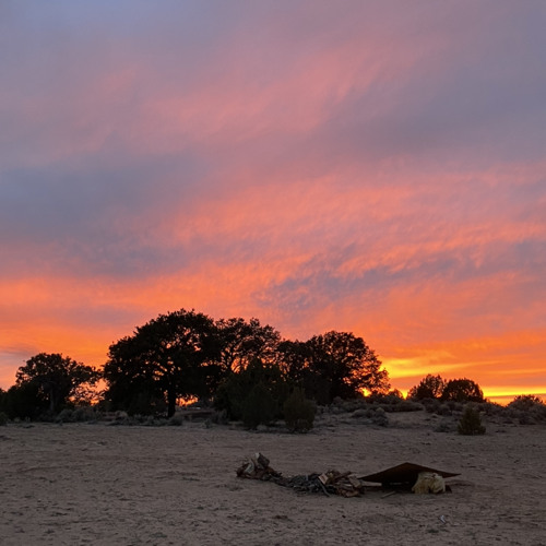 Greg Woody singing, Greg Jim drumming mtg in Pinon, AZ