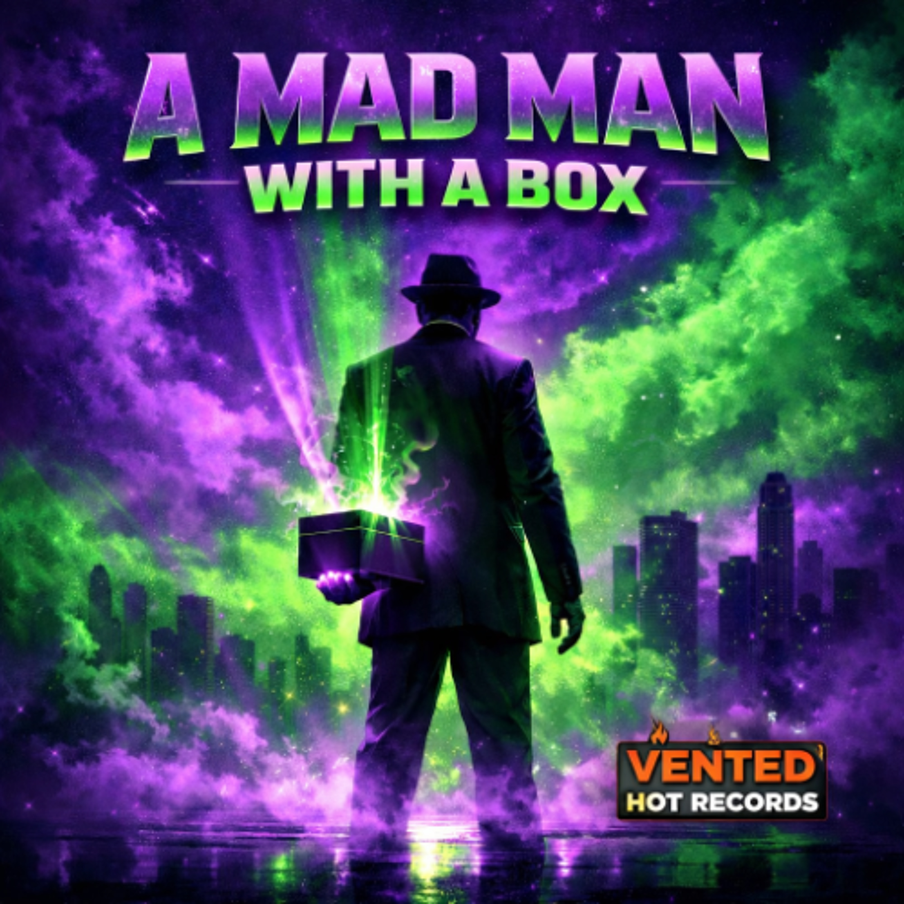 Mad man with a box