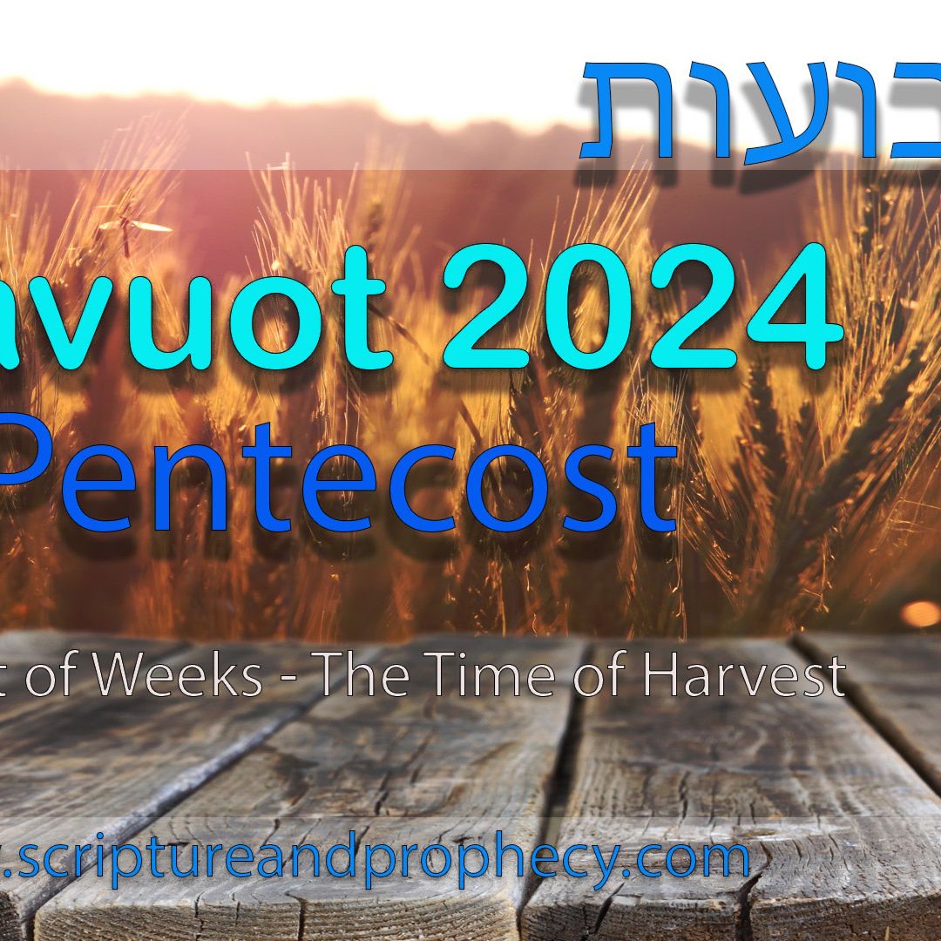 The Book of Ruth: Shavuot 2024, The Feast of Weeks & The Great Harvest (part 2)