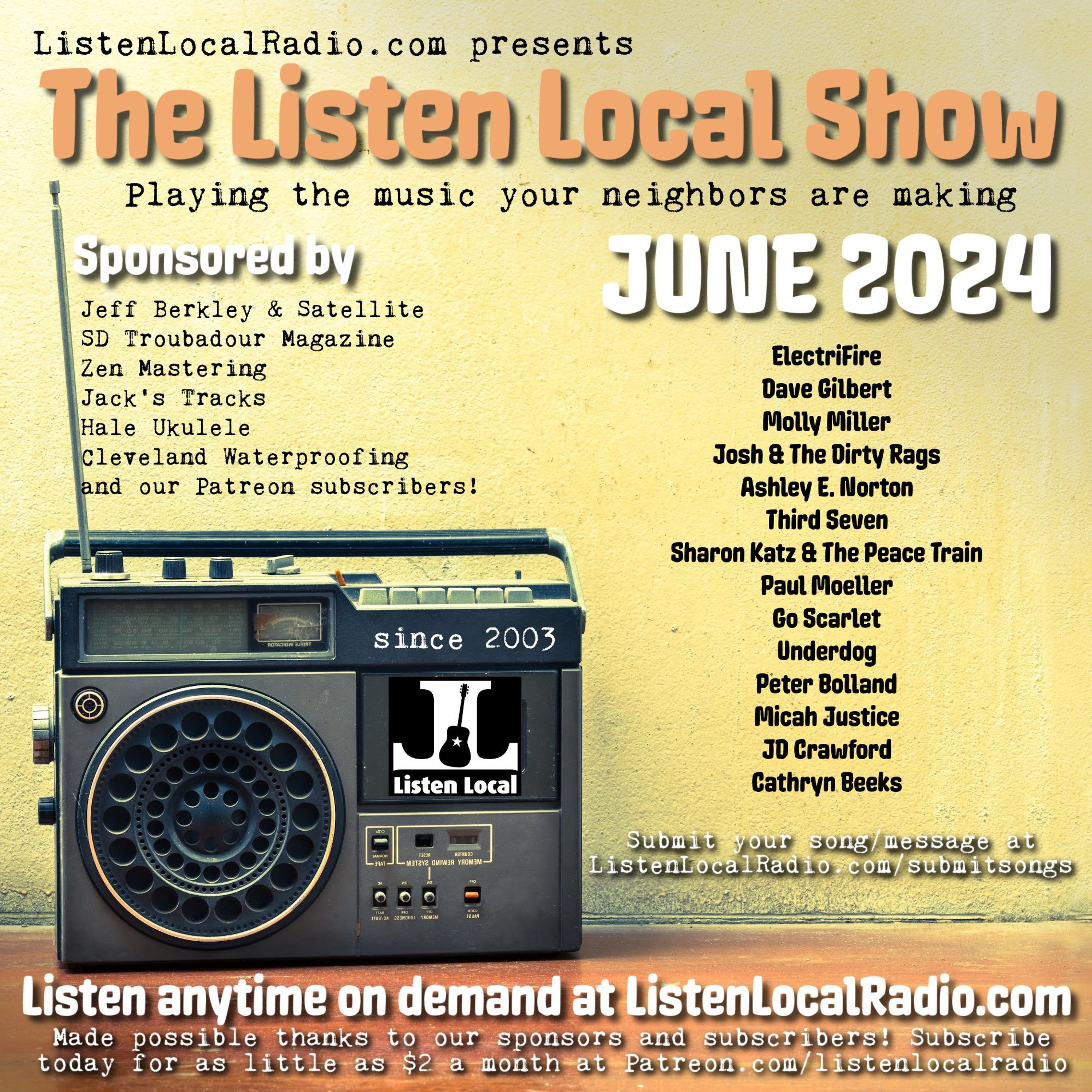 JUNE 2024 Listen Local Show