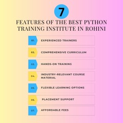 Steps Find Best Python Training Institute In Rohini