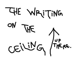 the writing on the ceiling