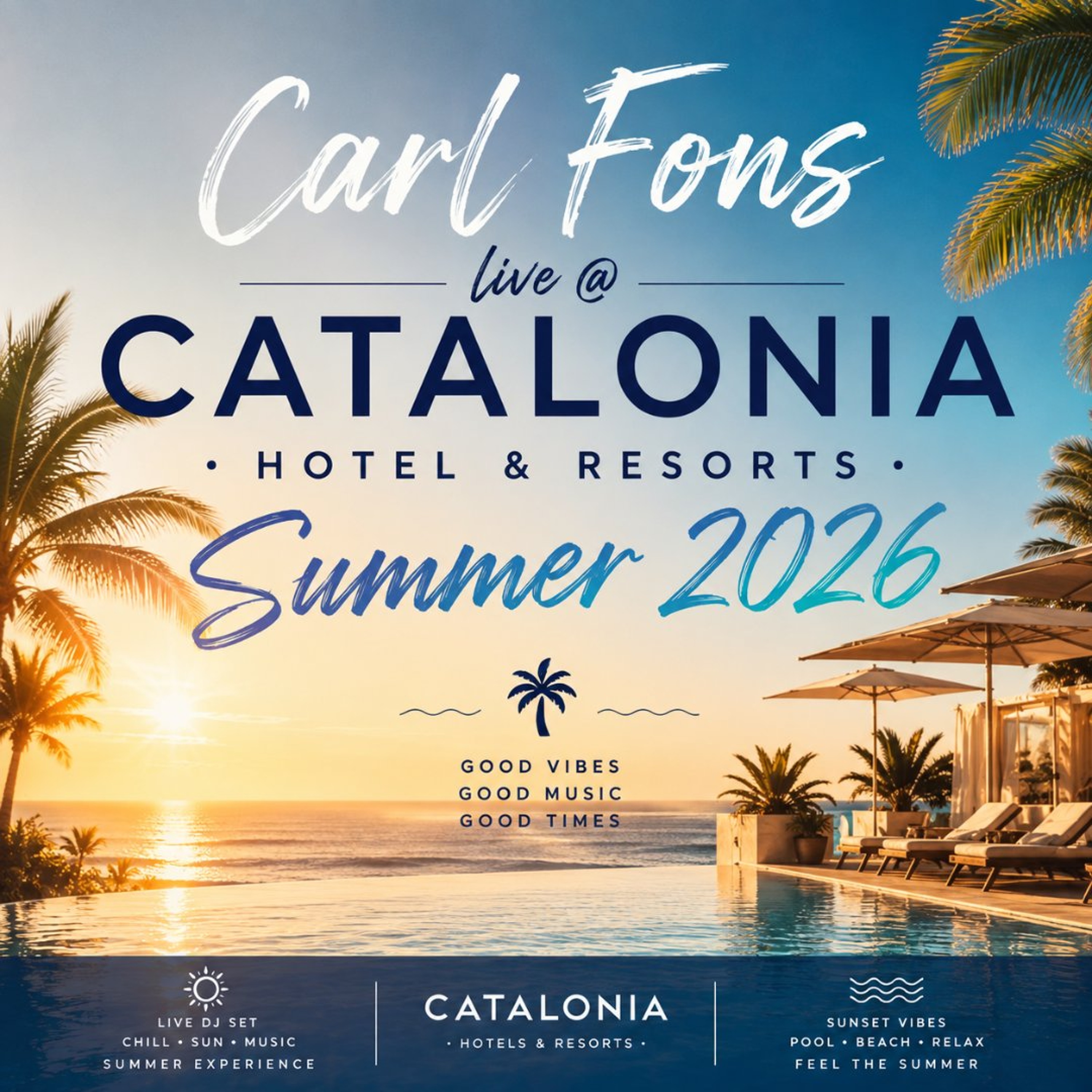 Carl Fons live @ Catalonia Hotel & Resorts Summer 2026 episode artwork