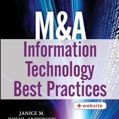 $PDF$/READ⚡ M&A Information Technology Best Practices (Wiley Finance)