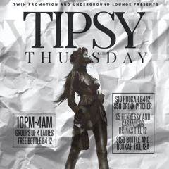 Tipsy Thursdays At Underground Lounge 11.10.22