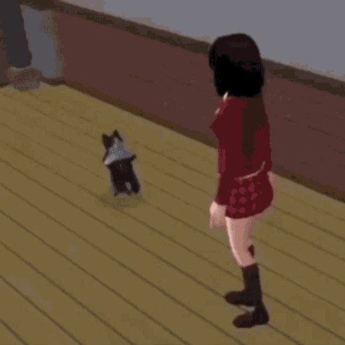 Breakdancing Sims Cat Meme Song: Intense - Only You | Peshay Studio Set (1996)