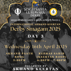 Bibi Harkiran Kaur (Toronto) - Wednesday Evening - Derby Samagam 2025