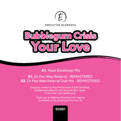 Bubblegum Crisis - Your Love (Dr Pee Wee Referral) - Out Now!