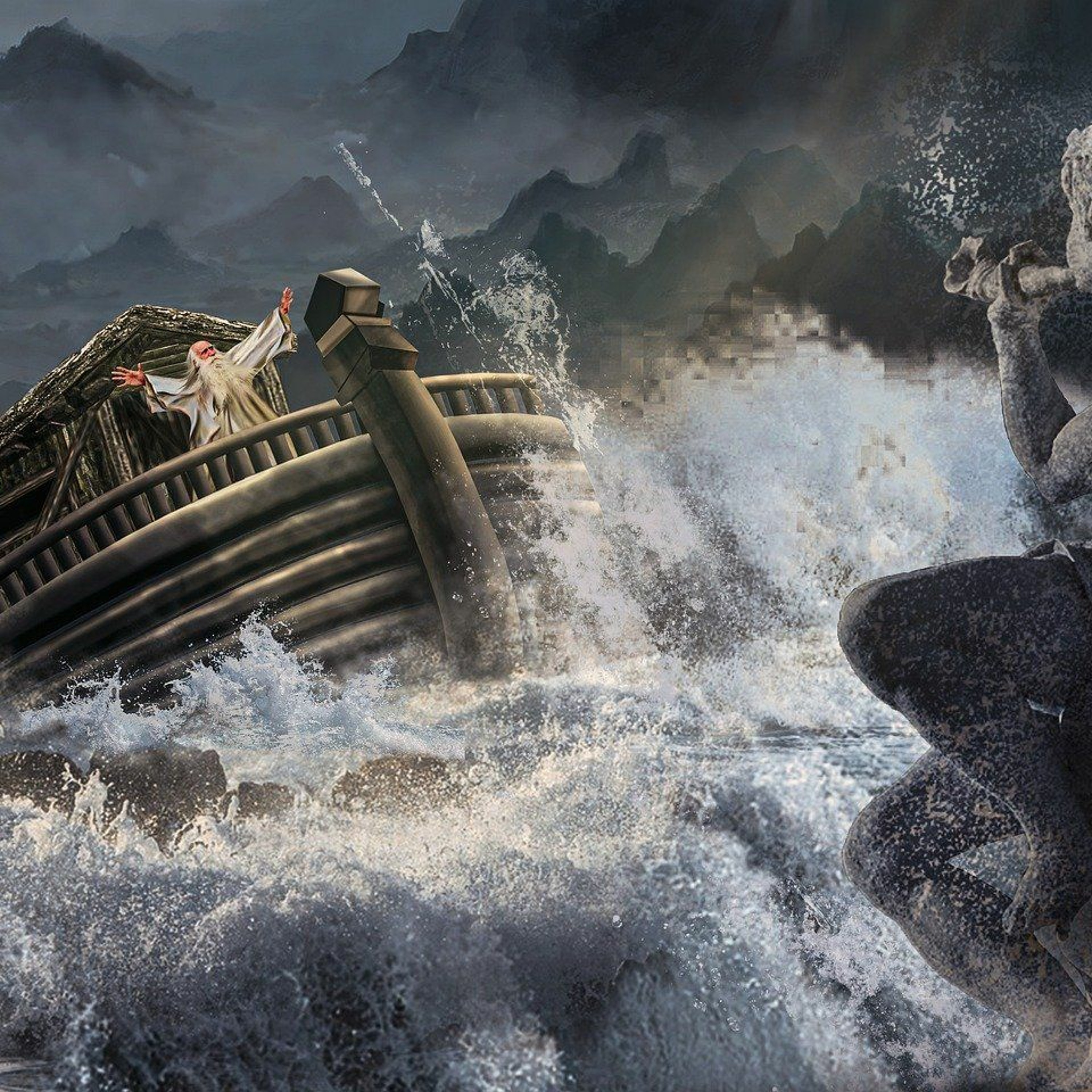 The Great Flood and Noah's Ark 4/6/24 episode artwork