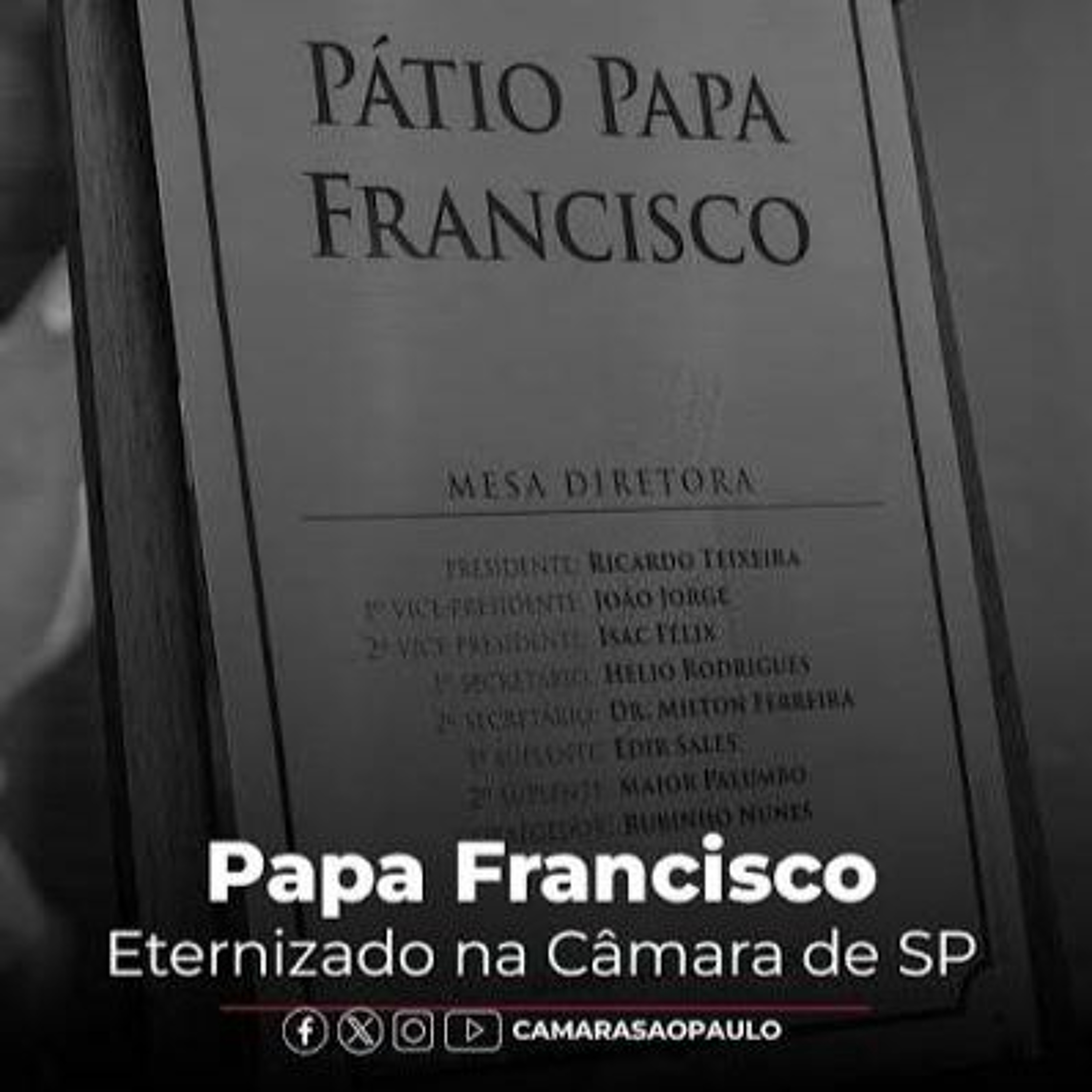06.08.2026 = HISTÓRIAS DA CÂMARA = PÁTIO HOMENAGEIA LEGADO DO PAPA FRANCISCO episode artwork
