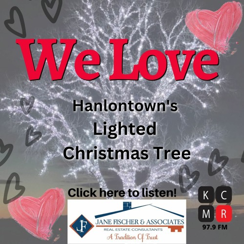 Stream Hanlontown's Lighted Christmas Tree December 19, 2022 by