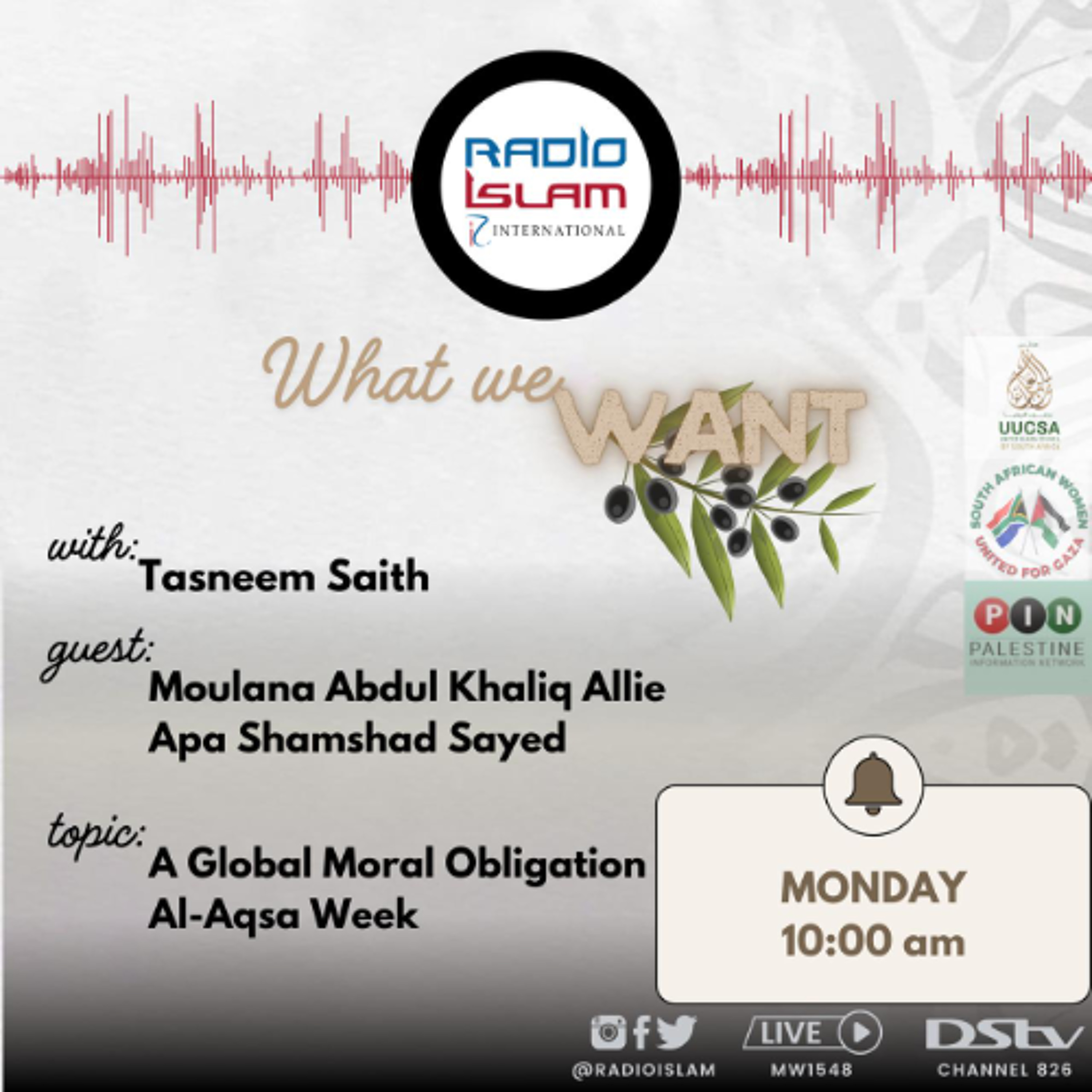 What We Want - Aqsa Week